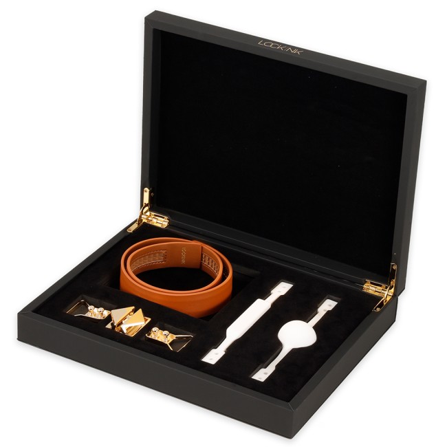 Коричневый набор БДСМ «Ball-Gag & Gag-bite Set» от «LOCKINK» Коричневый набор БДСМ «Ball-Gag & Gag-bite Set» от «LOCKINK»