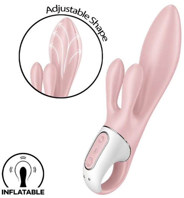 Вибратор-кролик с функцией расширения «Air Pump Bunny 3» от «Satisfyer» (розовый) Вибратор-кролик с функцией расширения «Air Pump Bunny 3» от «Satisfyer» (розовый)
