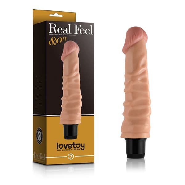 Мультискоростной вибратор Real Feel cyberskin № 7 (17 см) Мультискоростной вибратор Real Feel cyberskin № 7 (17 см)