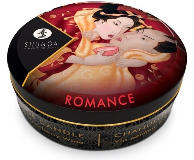 Массажная свеча (Клубника) Massage Candle (Shunga)