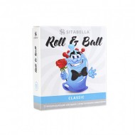 Стимулирующий презерватив-насадка Roll & Ball Classic 