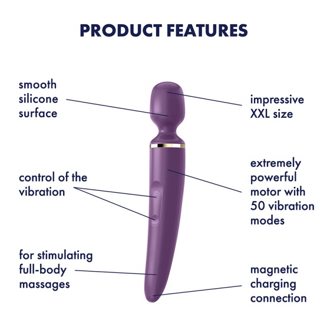 Массажер «Woman Wand-er» от «Satisfyer» Массажер «Woman Wand-er» от «Satisfyer»