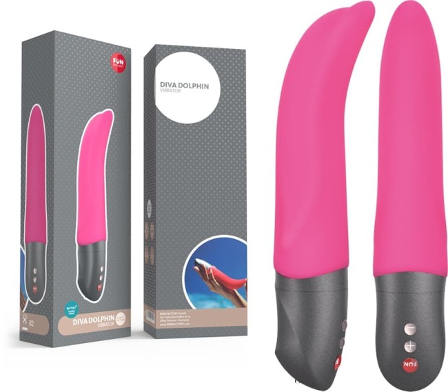 Вибратор с тонким кончиком «Diva Dolphin» от «Fun Factory» 