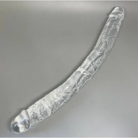 Двусторонний фаллоимитатор Supreme Jelly Dildo (38 см) 