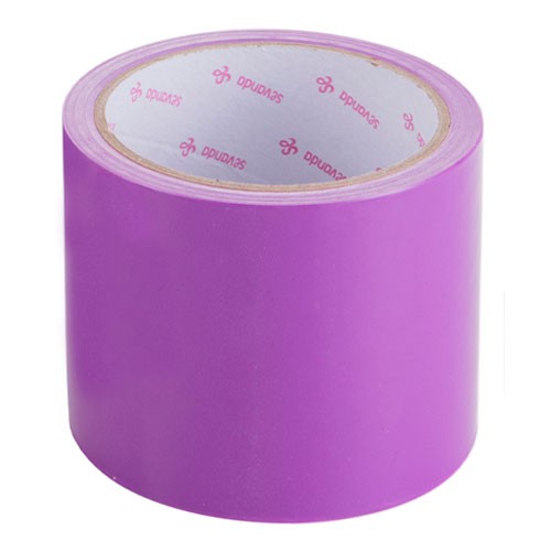 Фиолетовый скотч для бондажа «Electrostatic Tape» от «LOCKINK»