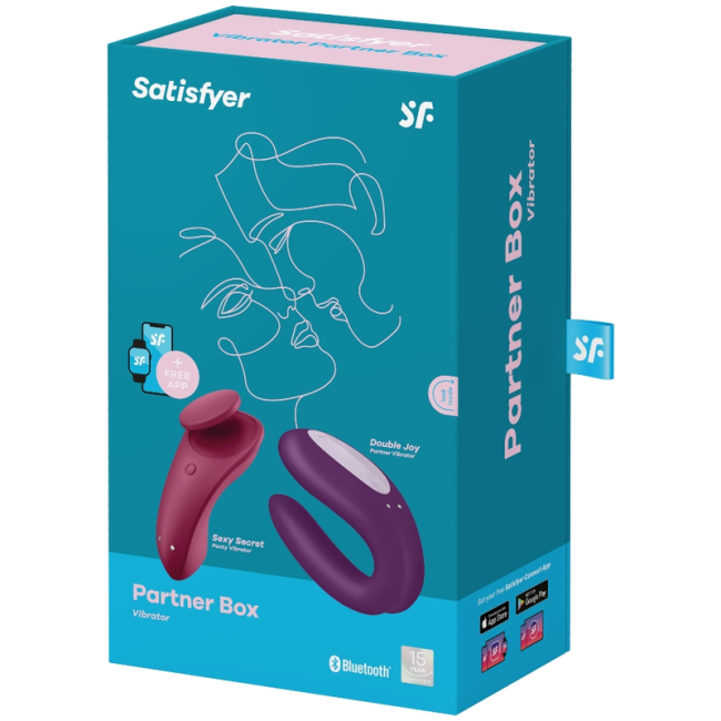 Набор «Partner Box 1» от «Satisfyer» (Double Joy+Sexy Secret) 