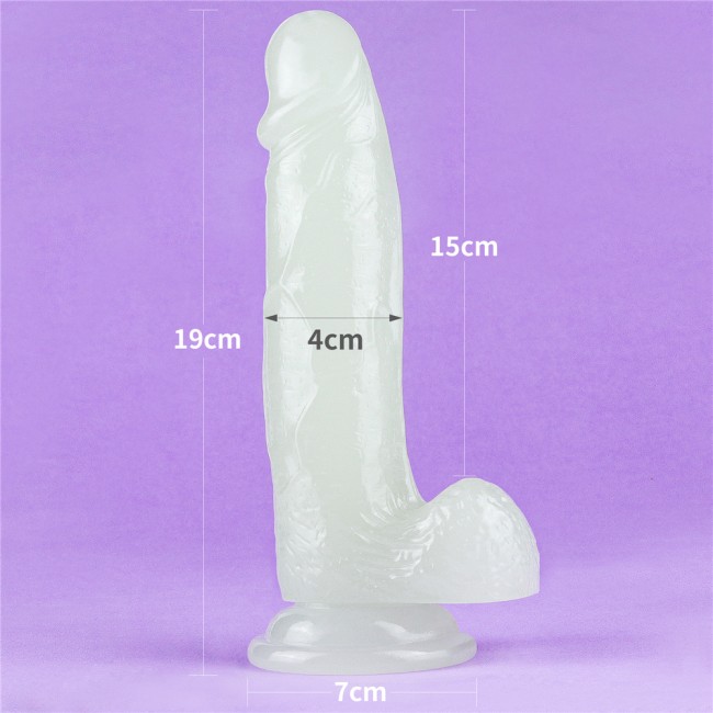 Фаллоимитатор светящийся в темноте «Lumino Play Dildo 7.5'' » от «Lovetoy» (15 см)  Фаллоимитатор светящийся в темноте «Lumino Play Dildo 7.5'' » от «Lovetoy» (15 см)
