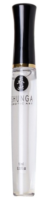 Возбуждающий блеск для губ со вкусом клубники и шампанского «Божественное удовольствие» (Shunga) 