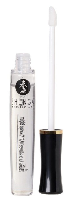 Возбуждающий блеск для губ со вкусом клубники и шампанского «Божественное удовольствие» (Shunga) 