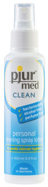 Очищающий спрей для тела и секс-игрушек Pjur Med CLEAN Spray (100 ML) Очищающий спрей для тела и секс-игрушек Pjur Med CLEAN Spray (100 ML)