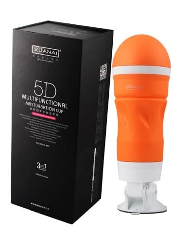5D мастурбатор с вибрацией