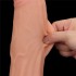 Реалистичный фаллоимитатор с эффектом двойной кожи Lovetoy Sliding-Skin Dual Layer Dong (23 см) 