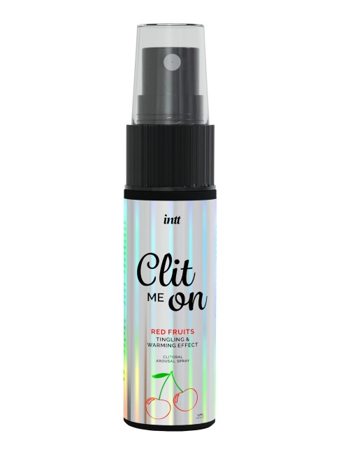 Согревающий жидкий вибратор для клитора со вкусом вишни «Clit Me On Red Fruits» от «Intt» (12 ML)