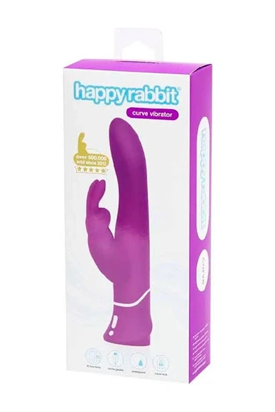 Вибратор-кролик « G-Spot Curve Rechargeable Rabbit Vibrator» от «Happy Rabbit» (фиолетовый) Вибратор-кролик « G-Spot Curve Rechargeable Rabbit Vibrator» от «Happy Rabbit» (фиолетовый)