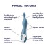 Точечный вибратор для стимуляции точки А «A-Mazing 1» от «Satisfyer» (голубой) Точечный вибратор для стимуляции точки А «A-Mazing 1» от «Satisfyer» (голубой)