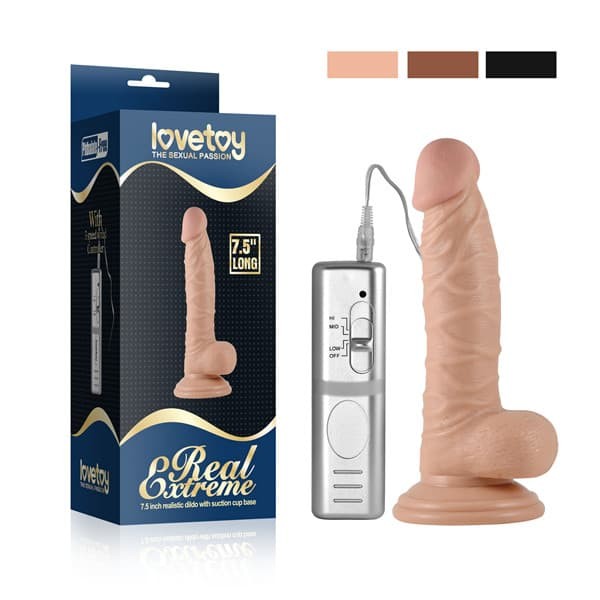 Реалистичный вибратор LoveToy Real Extreme (12,5 см) Реалистичный вибратор LoveToy Real Extreme (12,5 см)