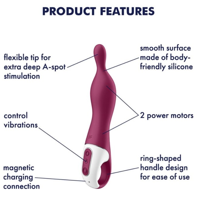Точечный вибратор для стимуляции точки А «A-Mazing 1» от «Satisfyer»  