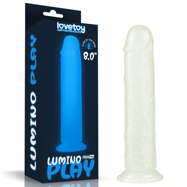 Фаллоимитатор светящийся в темноте «10 Lumino Play» от «Lovetoy» (19 см)  Фаллоимитатор светящийся в темноте «10 Lumino Play» от «Lovetoy» (19 см)