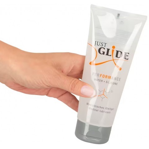 Водно-силиконовая смазка Just Glide Performance (200 ML)  Водно-силиконовая смазка Just Glide Performance (200 ML)