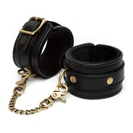 Черные оковы на ноги «Bound to You Faux Leather Ankle Cuffs» от «Fifty Shades of Grey»
