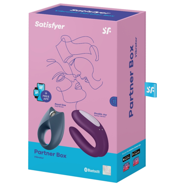 Набор «Partner Box 2» от «Satisfyer» (Double Joy+Royal One)   Набор «Partner Box 2» от «Satisfyer» (Double Joy+Royal One)