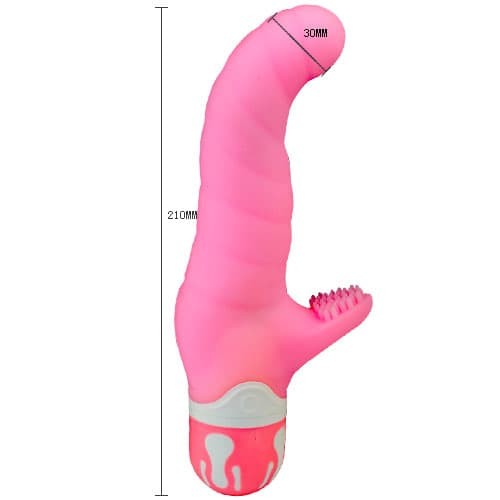 Вибромассажер G-SPOT с клиторальным и анальным стимулятором Вибромассажер G-SPOT с клиторальным и анальным стимулятором