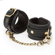 Черные наручники «Bound to You Faux Leather Wrist Cuffs» от «Fifty Shades of Grey»