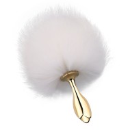 Анальная пробка-хвост «Detachable Bunny Tail Set» от «LOCKINK»