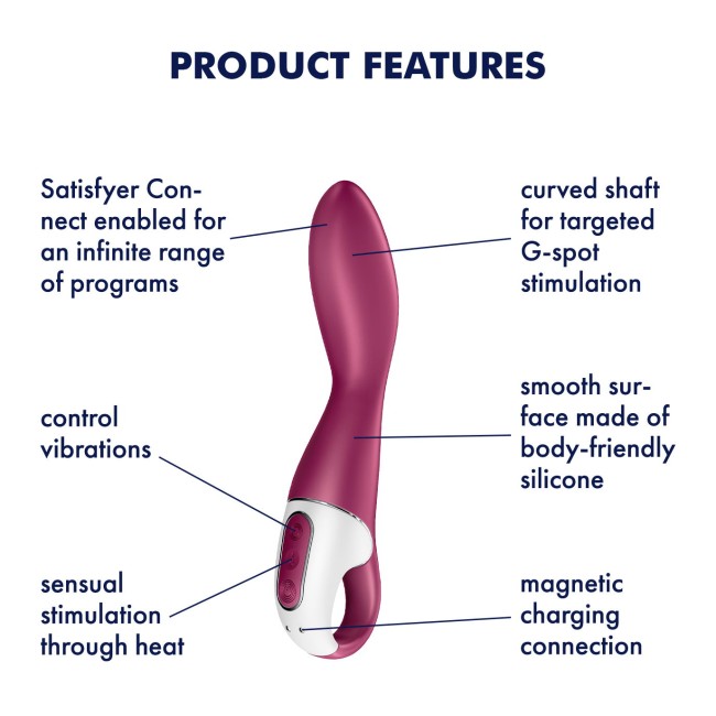 Вибратор с функцией нагрева «Satisfyer Heated Thrill» от «Satisfyer» Вибратор с функцией нагрева «Satisfyer Heated Thrill» от «Satisfyer»