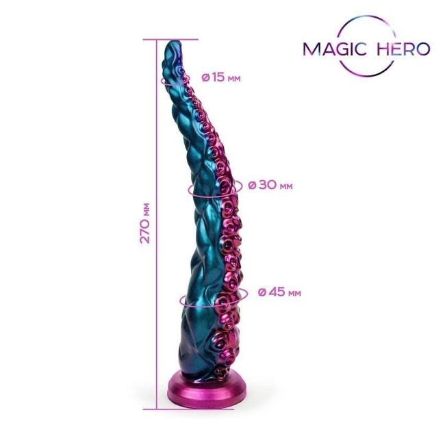 Фаллоимитатор в виде щупальца осьминога от «Magic Hero» (27 см)