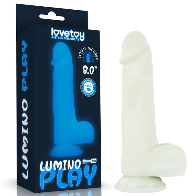 Фаллоимитатор светящийся в темноте «Lumino Play» от «Lovetoy» (15 см)