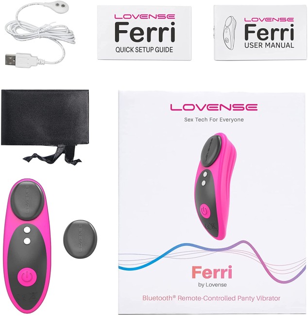 Вибратор в трусики с удаленным управлением «FERRI» от «Lovense»  Вибратор в трусики с удаленным управлением «FERRI» от «Lovense»