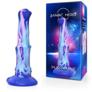 Разноцветный фаллоимитатор от «Magic Hero» (23,5 см) 