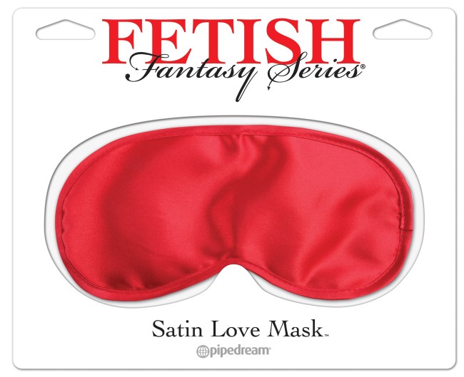 Красная сатиновая маска Satin Love Mask