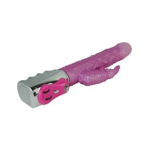 Хайтек вибратор "Кролик с пупырышками"