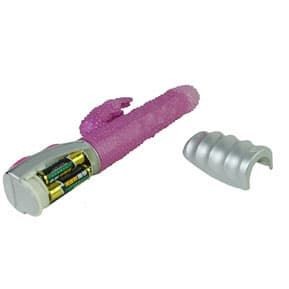 Хайтек вибратор "Кролик с пупырышками"