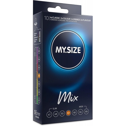 Презервативы MY.SIZE Mix размер 57 (10 шт.) Презервативы MY.SIZE Mix размер 57 (10 шт.)