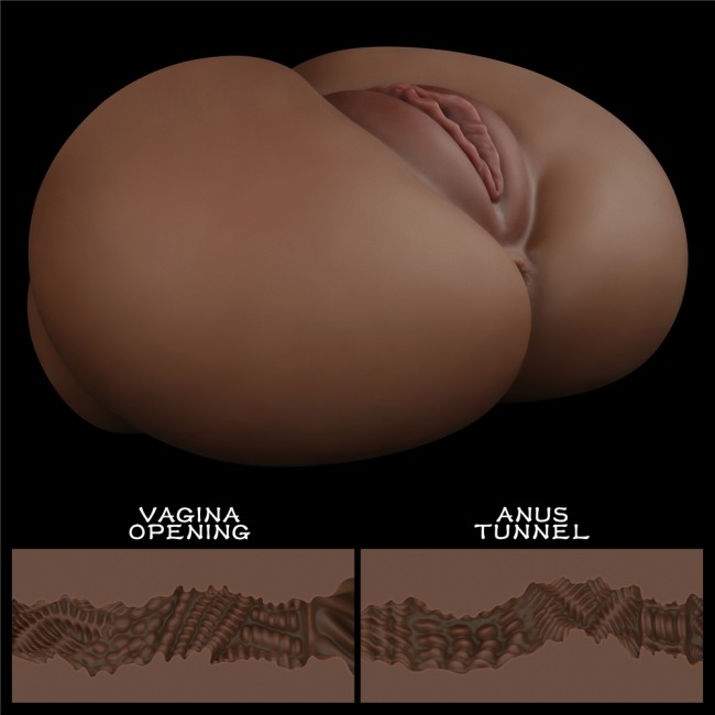 Тёмный мастурбатор «Streetgirls № 13» от «Lovetoy» (вагина+анус) Тёмный мастурбатор «Streetgirls № 13» от «Lovetoy» (вагина+анус)