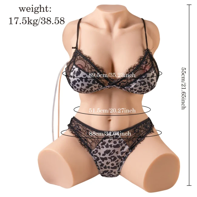 Сексуальное женское тело Miss Perfection с двойным входом для ярких удовольствий 