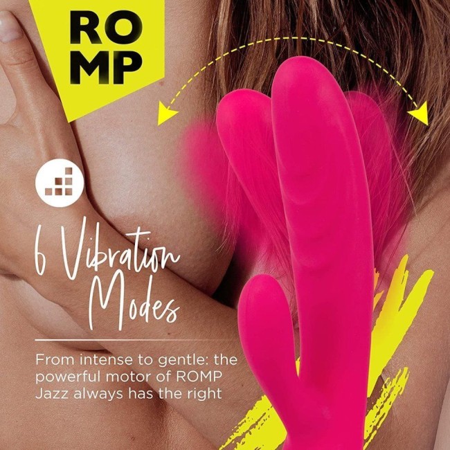 Вибратор с клиторальным стимулятором «Romp Jazz» от «ROMP»