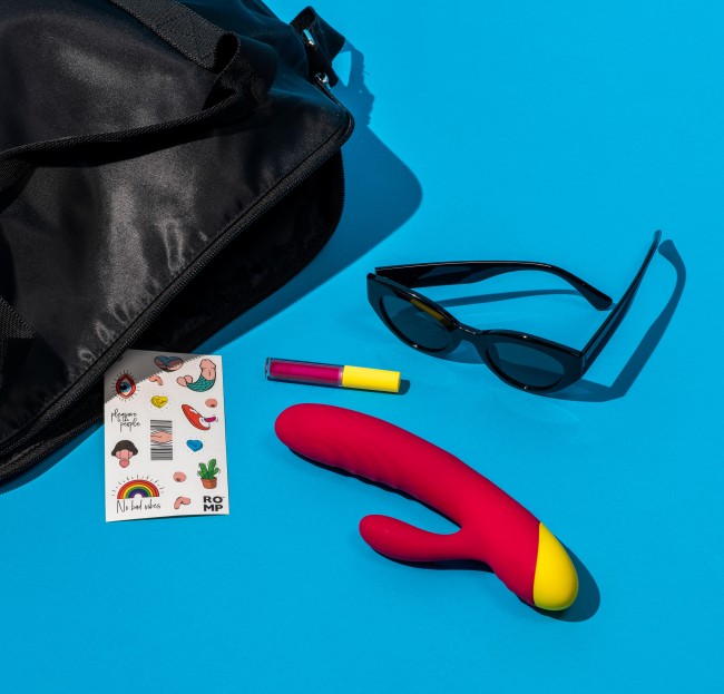 Вибратор с клиторальным стимулятором «Romp Jazz» от «ROMP»