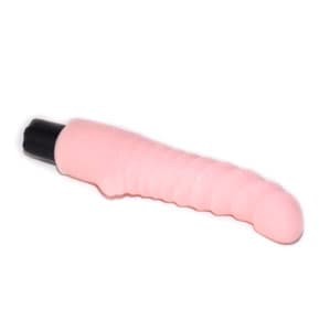 Вибромассажер водонепроницаемый с ребрами (18,5 см) Вибромассажер водонепроницаемый с ребрами (18,5 см)