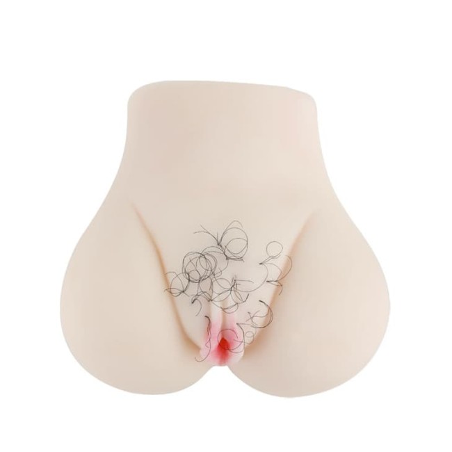 Анус и вагина с лобковыми волосами, с вибрацией Анус и вагина с лобковыми волосами, с вибрацией