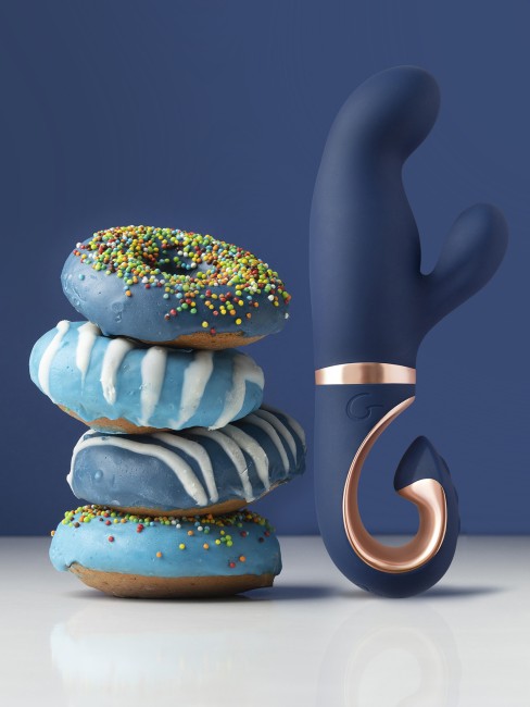 Вибратор кролик для стимуляции точки G и клитора с 2 моторами «Gentley» от «Gvibe»