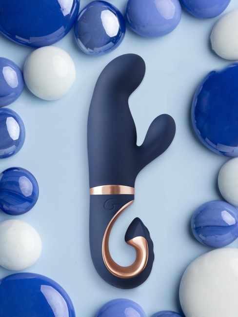 Вибратор кролик для стимуляции точки G и клитора с 2 моторами «Gentley» от «Gvibe»