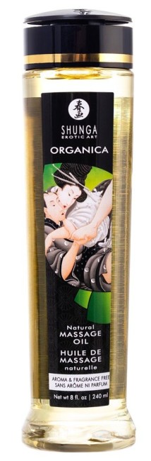 Масло для эротического массажа без аромата «Organica» от «SHUNGA» (240 ML)