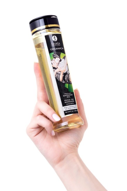 Масло для эротического массажа без аромата «Organica» от «SHUNGA» (240 ML)