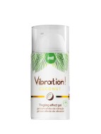Веганский жидкий интимный гель с эффектом вибрации Кокос «Vibration Coconut» от «Intt» (15 ML)