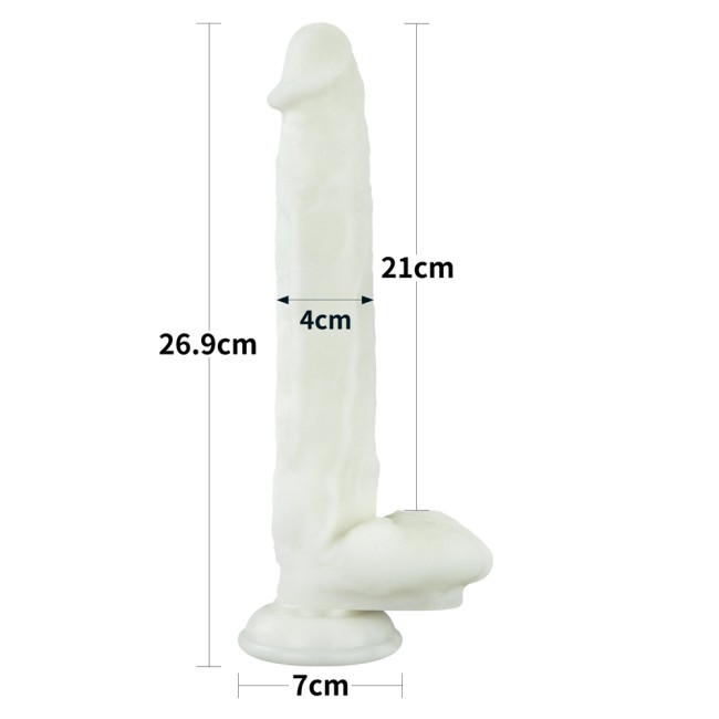 Фаллоимитатор светящийся в темноте «10.5'' Lumino Play Silicone Dildo» от «Lovetoy» (21 см) Фаллоимитатор светящийся в темноте «10.5'' Lumino Play Silicone Dildo» от «Lovetoy» (21 см)