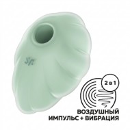 Стимулятор клитора с вибрацией и воздушной стимуляцией «Cloud Dancer» от «Satisfyer» (ментоловый) Стимулятор клитора с вибрацией и воздушной стимуляцией «Cloud Dancer» от «Satisfyer» (ментоловый)